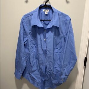 Women’s 18W Lands' End Blue Button Up Shirt